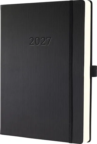 Boekkalender Conceptum C2704 DIN A4+ Kleur cover: Zwart 1 stuk(s) 480 bladzijden