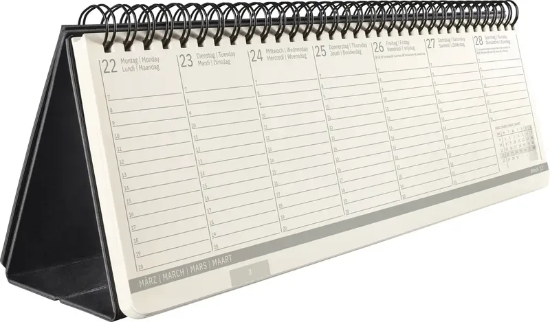 C2780 Tafelkalender Conceptum 2027 Hardcover large Zwart 132 bladzijden 1 stuk(s) van Sigel – productfoto