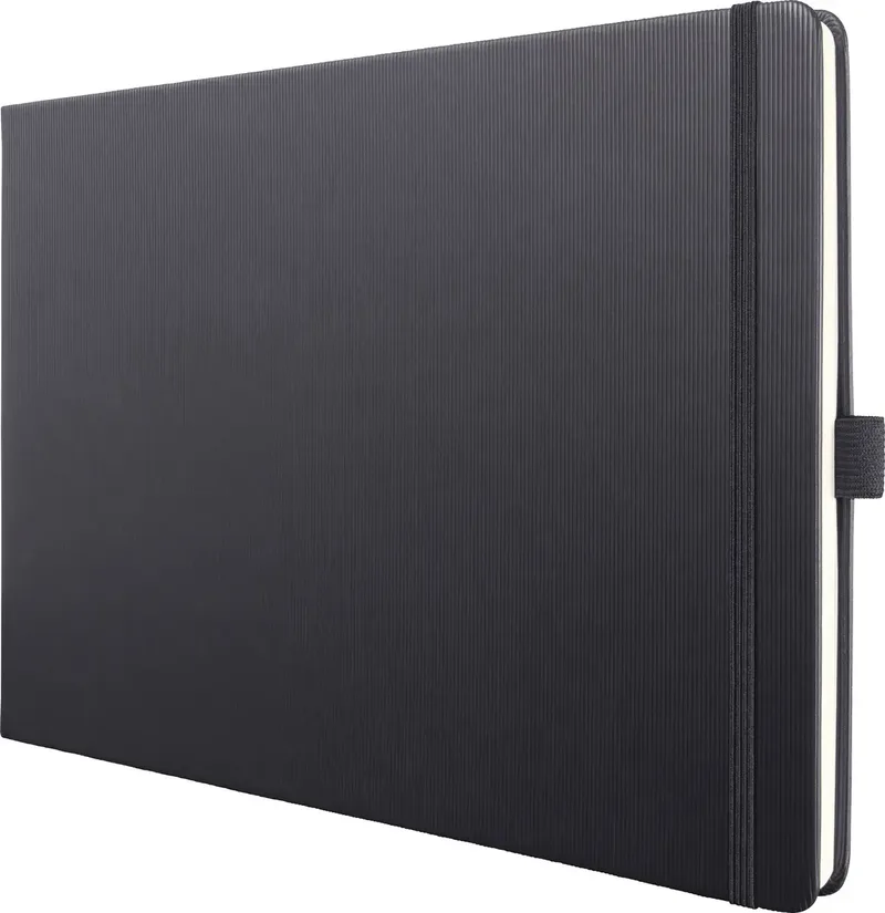 CO200 Notizbuch Conceptum Hardcover DIN A4 quer blanko Schwarz 66 Blatt Mikroperforation by Sigel – product photo