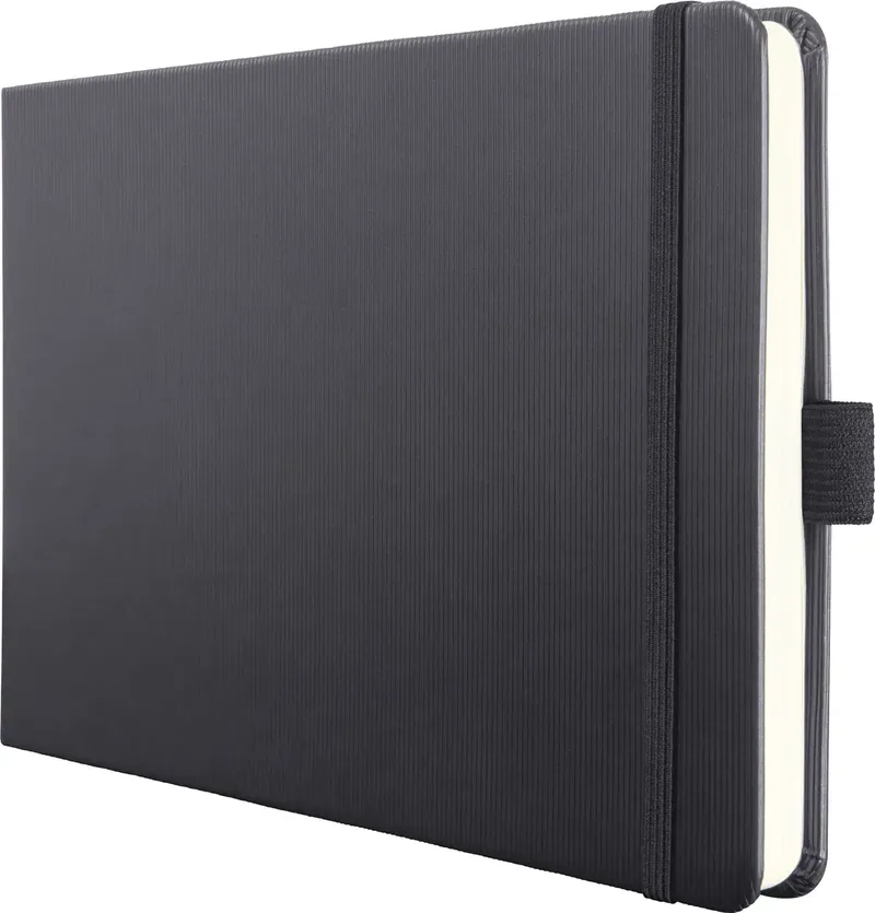 CO205 Notizbuch Conceptum Hardcover DIN A5 quer Punktraster Schwarz 66 Blatt Mikroperforation von Sigel – Produktfoto