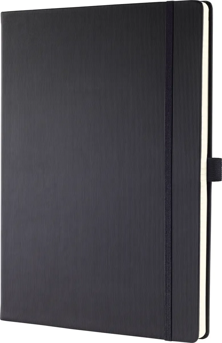 CONCEPTUM® CO111 Notizbuch kariert Schwarz 97 Blatt DIN A4 van Sigel – productfoto