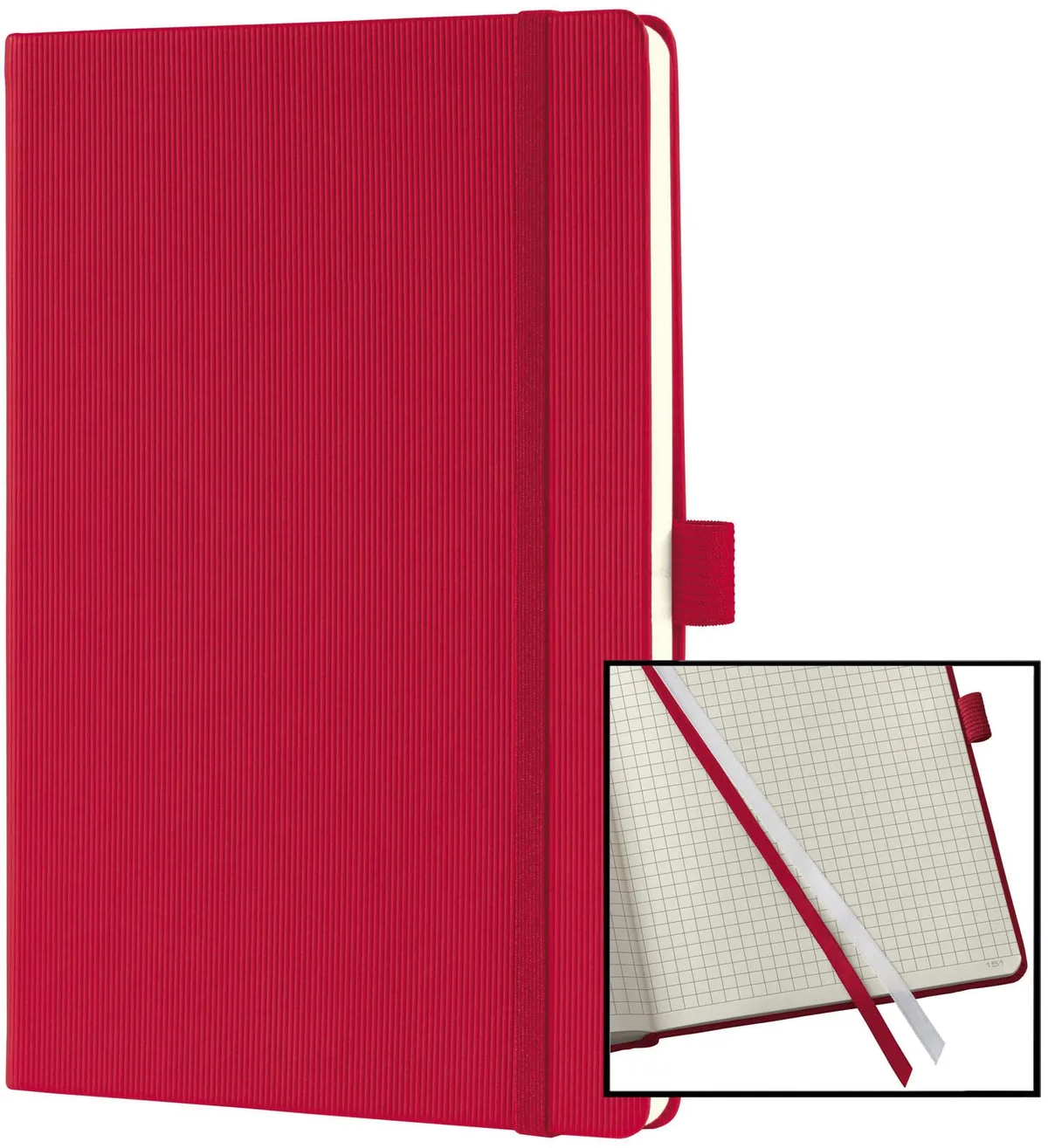 Conceptum® Notizbuch ca. DIN A5 kariert, 194 Seiten de Sigel – photo produit