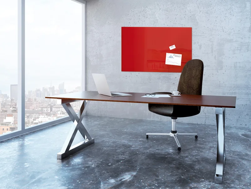 Glas-Magnettafel , artverum, , (B)1.000 x (H)650 mm by Sigel – product photo