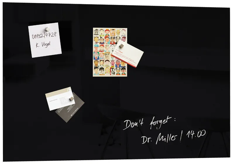 Glas-Magnettafel , artverum, , (B)600 x (H)400 mm von Sigel – Produktfoto