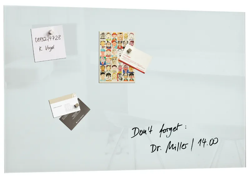 Glas-Magnettafel , artverum, , (B)600 x (H)400 mm von Sigel – Produktfoto