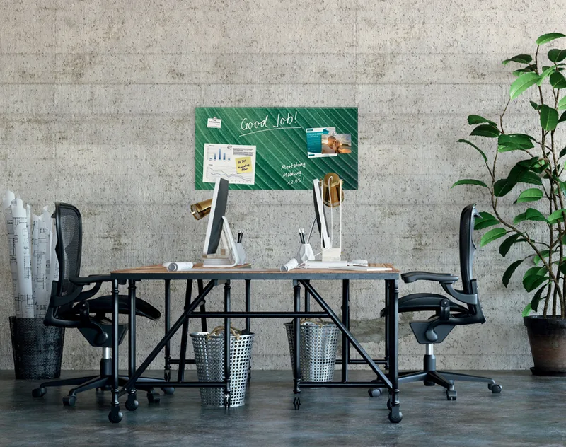 Glas-Magnettafel Artverum Design Palm Leaf, (B)910 mm von Sigel – Produktfoto