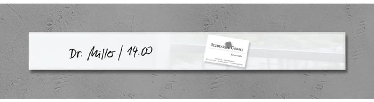 Glasmagneetbord Sigel superwi - 65x550x15mm magneet+bev.materi by Sigel in White – product photo