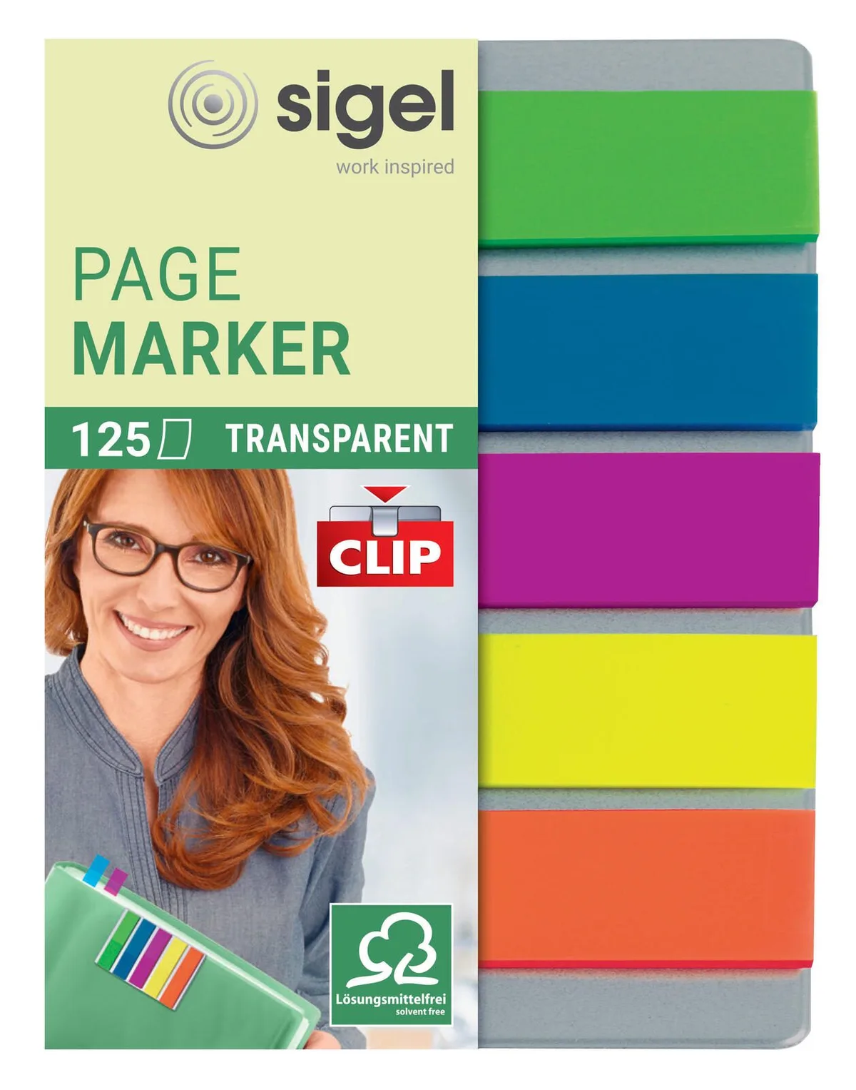 Haftmarker 1,2 x 5,0 cm de Sigel – photo produit