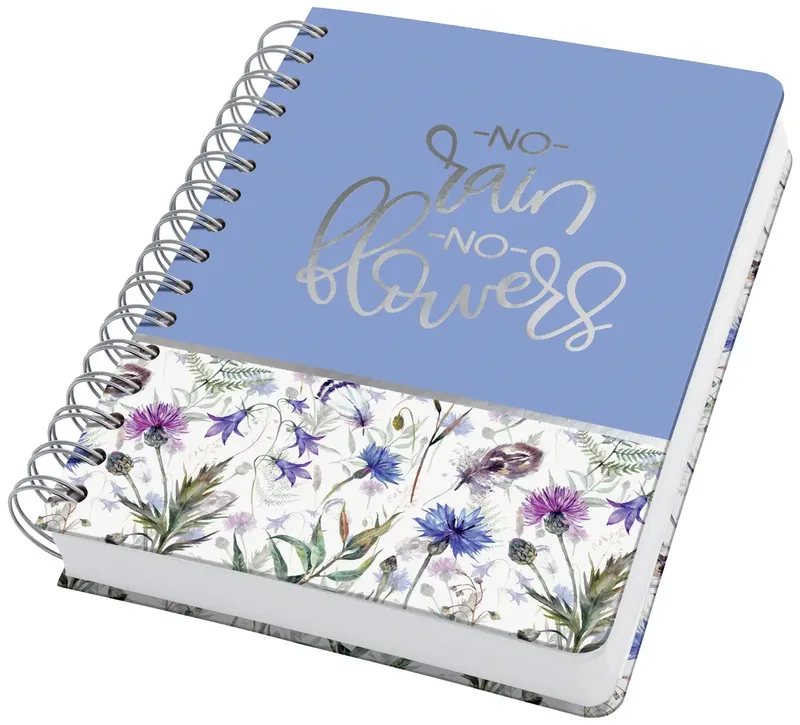 Jolie Misty Meadows JN619 Spiral-Notizbuch Punktraster Violett, Blau, Grün 120 Blatt DIN A5 van Sigel – productfoto