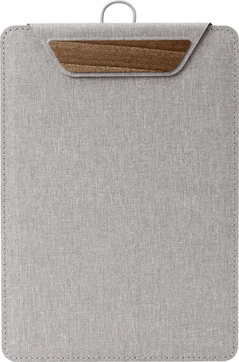 KB224 Speisekarten-Klemmbrett DIN A5 Hellgrau, Braun (B x H) 165 mm x 235 mm von Sigel – Produktfoto