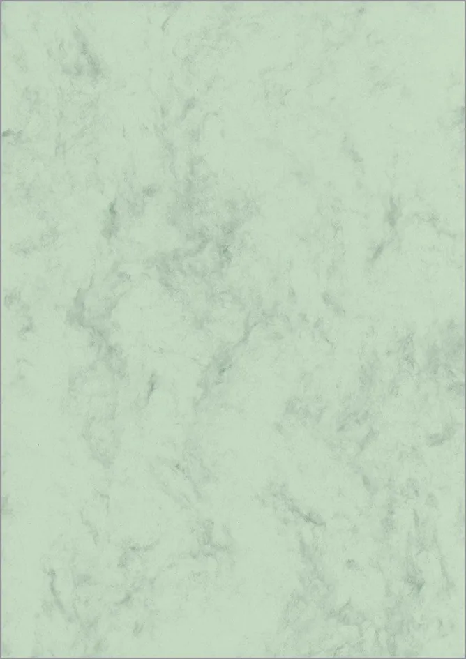 Marmor-Papier, A4, 200 g/qm, Edelkarton, pastellgrün by Sigel – product photo