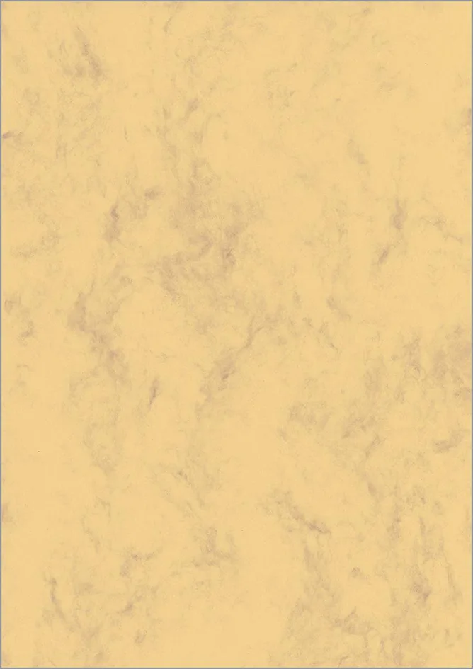 Marmor-Papier, A4, 200 g/qm, Edelkarton, sandbraun från Sigel – produktbild