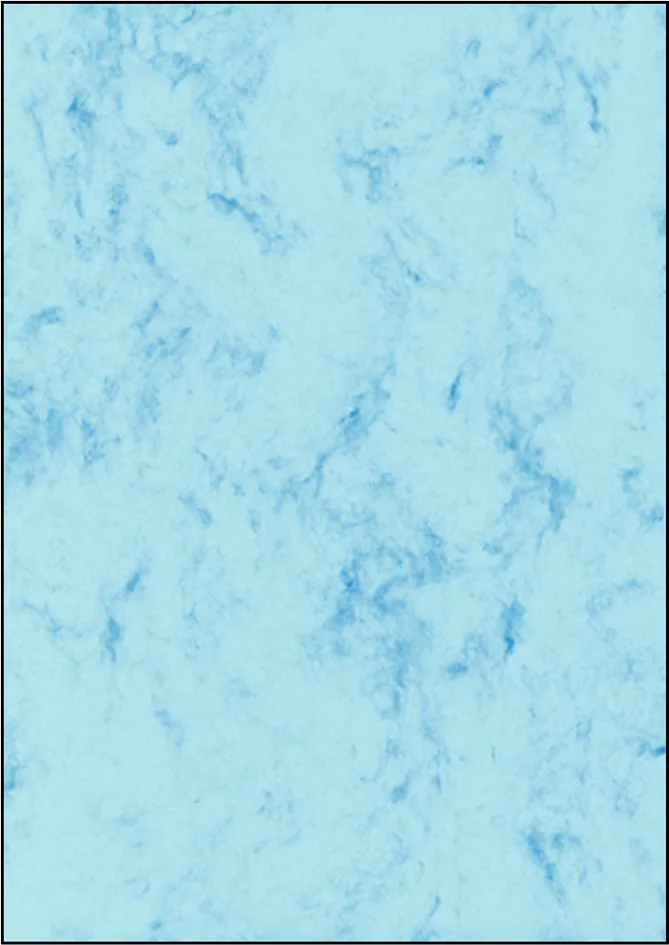 Marmor-Papier, A4, 90 g/qm, Feinpapier, blau von Sigel – Produktfoto