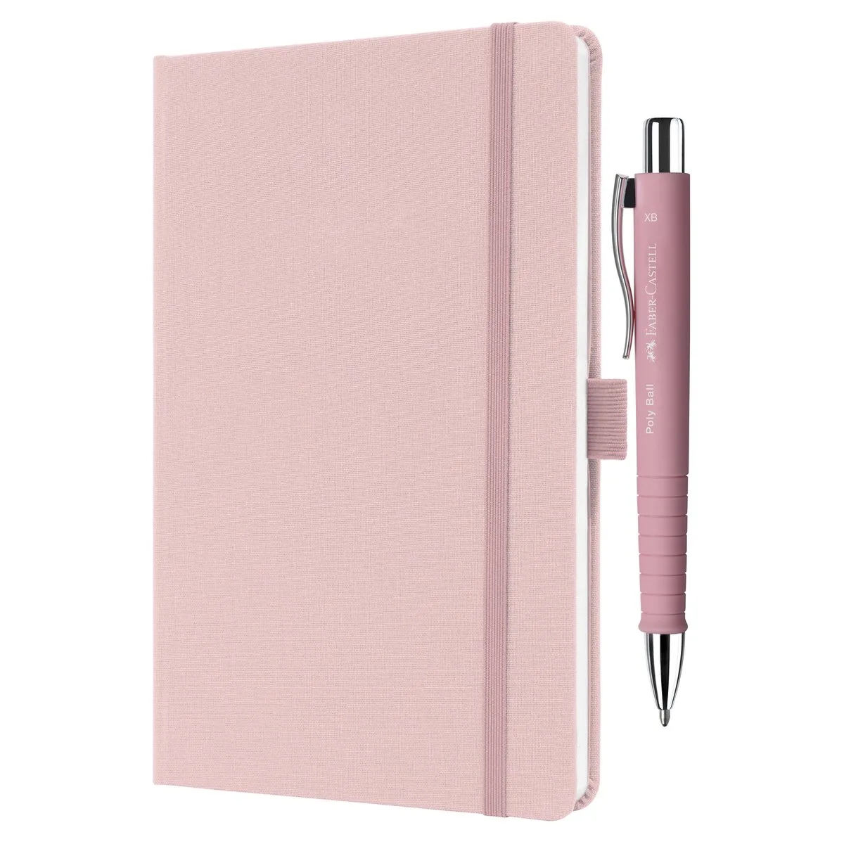 notitieboek - Jolie - A5 - Soft Pink - hardcover - lijn - 174 pagina's - 80 grams -met GRATIS balpen - WS-SI-SY547 från Sigel i Soft pink A5 – produktbild