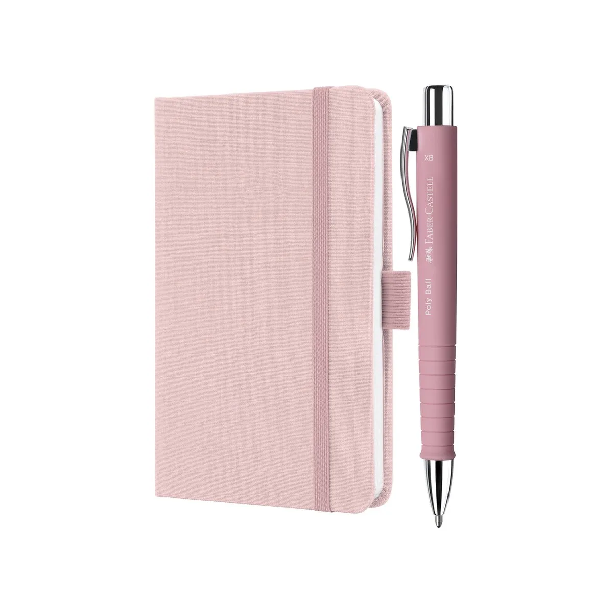 notitieboek - Jolie - A6 - hardcover - lijn - 174 pagina's - 80 grams - met gratis balpen - WS-SI-SY546 från Sigel i Soft pink – produktbild