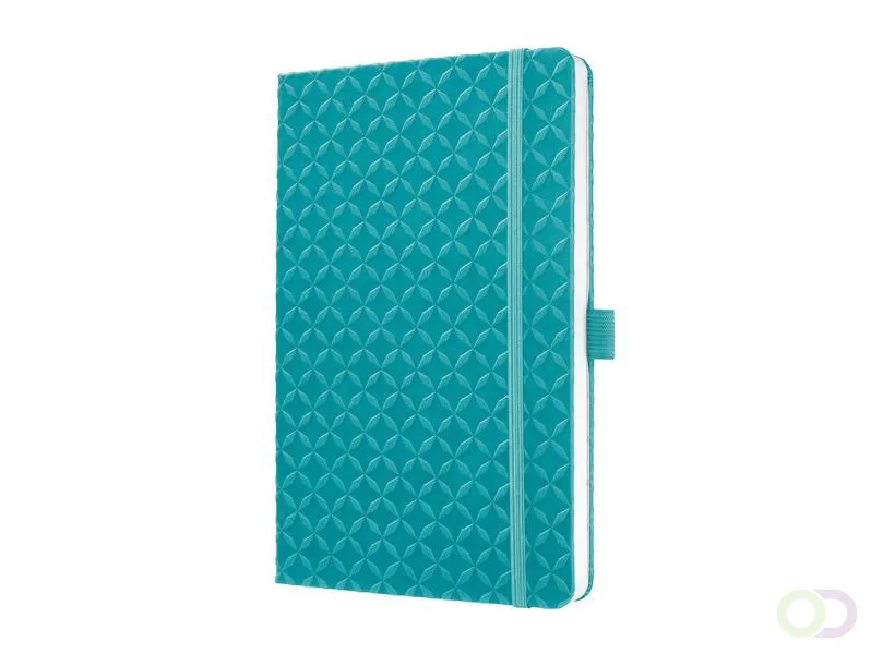Notitieboek Sigel Jolie Flair A5 hardcover gelinieerd aqua groen fra Sigel – produktbillede