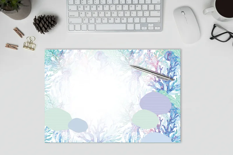 Papier-Schreibunterlage Jolie , Underwater Miracles von Sigel – Produktfoto