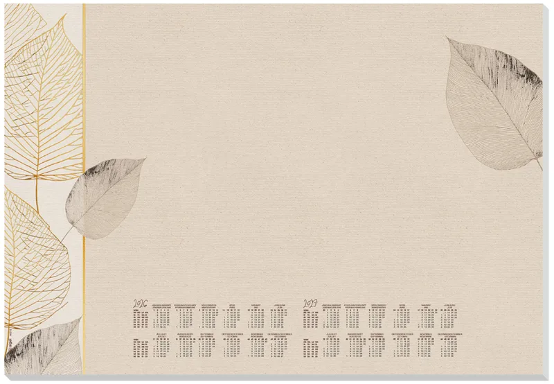 Papier-Schreibunterlage , Natural Leaves, , 595 x 410 mm de Sigel – photo produit