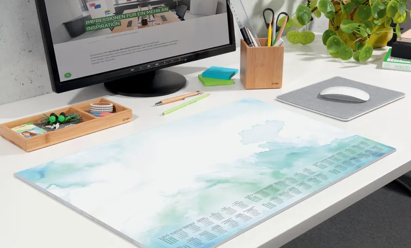 Papier-Schreibunterlage , Watercolor Sea, , 595 x 410 mm de Sigel – photo produit
