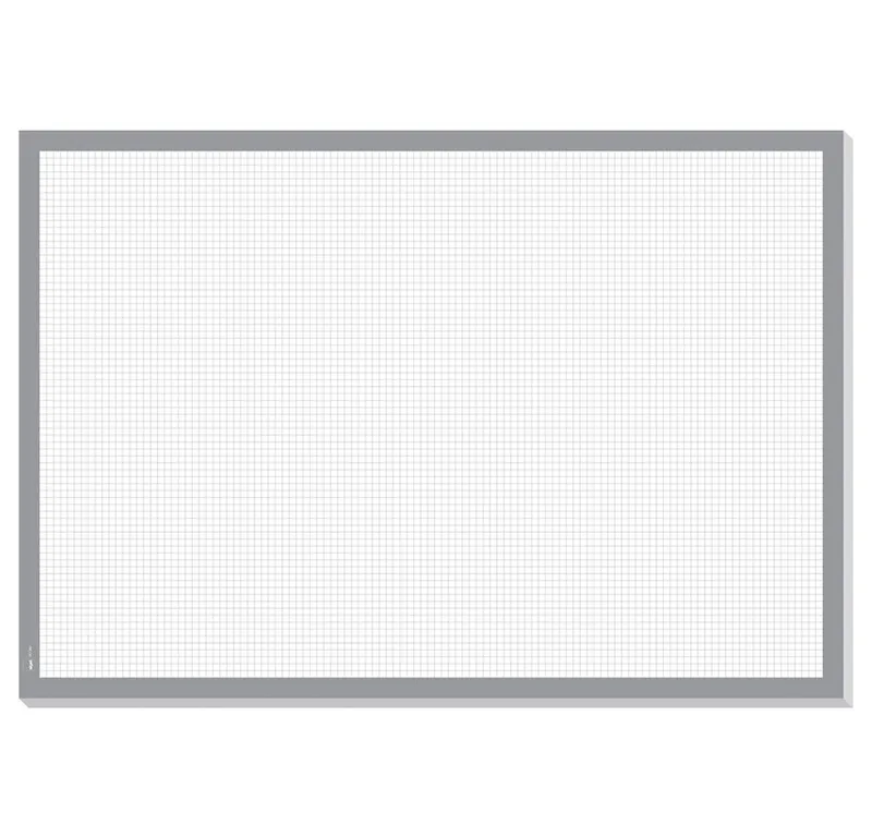Schreibtischunterlage Sigel HO260 Schreibunterlage kariert Weiß, Grau (B x H) 59.5 cm x 4 de Sigel en Gris, Blanc – photo produit