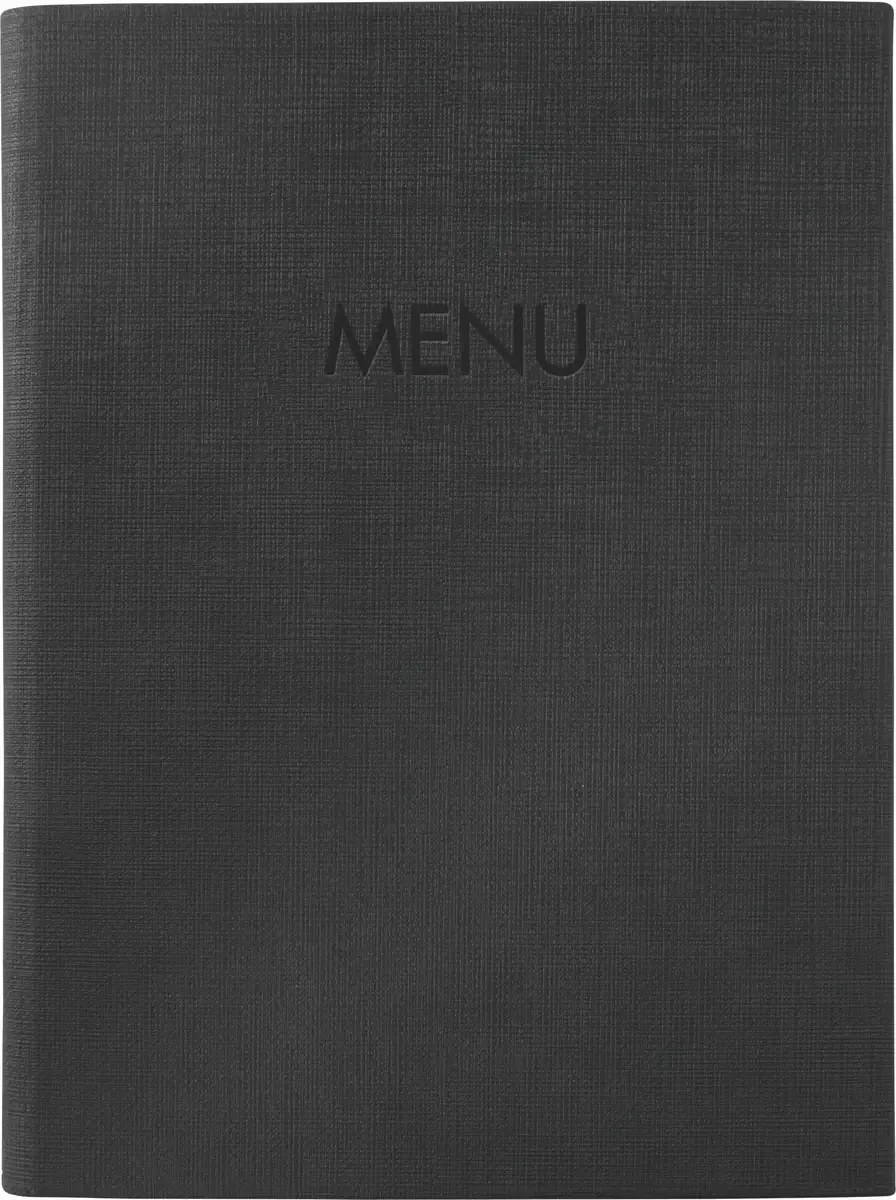 SM203 DIN A5 1 pc(s) avec 2 pochettes transparentes doubles pour 8 pages, reliure élastique by Sigel in Black – product photo