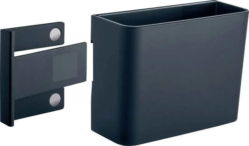 Stifteköcher mit magnetischem Clip GL802 (B x H x T) 120 x 94 x 51 mm Anthrazit GL802 de Sigel – photo produit