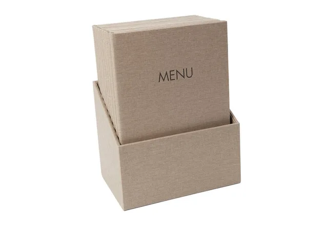 Tischdecke SIGEL SM208 Speisekarten-Mappen - 10 Stück - inkl. Aufbewahrungsbox