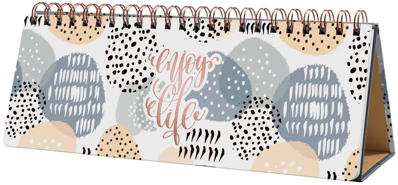 Tischkalender Jolie , Apricot Inspiration, ,immerwährend by Sigel – product photo