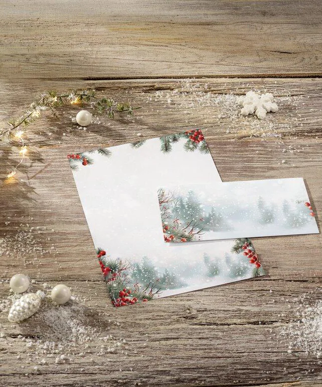 Weihnachts-Motiv-Papier , Scandinavian Snow, , A4 från Sigel – produktbild