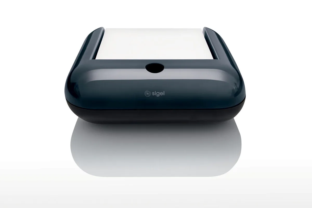 Zettelbox dark grey inkl. 200 Notizzettel de Sigel – photo produit