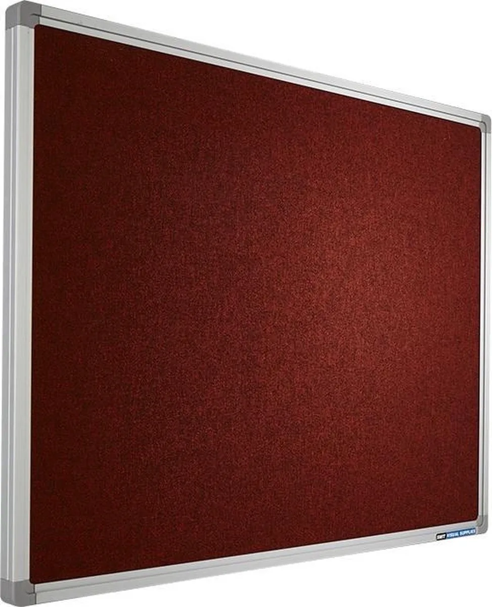 Prikbord "Accent", SL16 profiel AK015 - 120x240cm van Smit Visual – productfoto