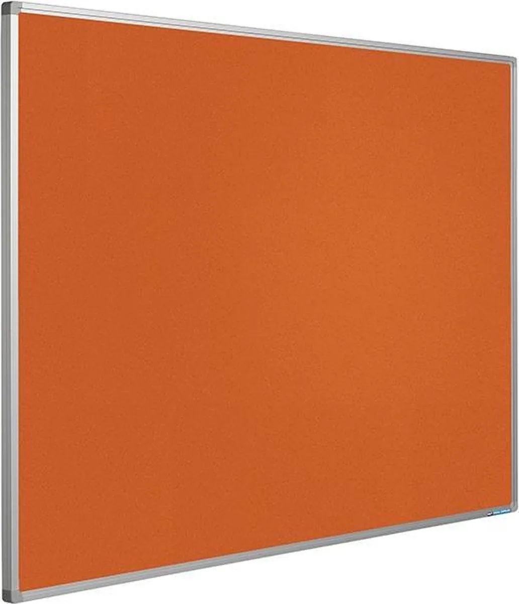 Prikbord Softline profiel 16mm bulletin - 90x180cm fra Smit Visual i Orange – produktbillede