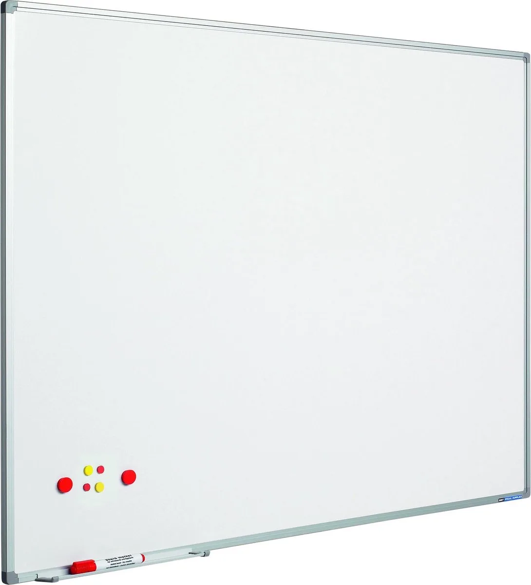 whiteboard | gelakt staal | magnetisch | 60 x 45 cm fra Smit Visual i Hvid – produktbillede