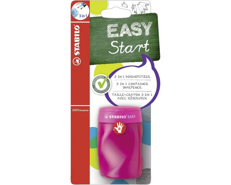 Anspitzer STABILO Spitzdose EASYsharpener 3in1 RH pink Blister van Stabilo – productfoto