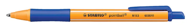 Balpen STABILO pointball 6030/41 medium blauw van Stabilo – productfoto