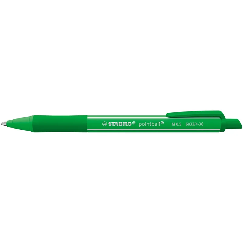 Balpen stabilo pointball colorful groen | 10 stuks by Stabilo – product photo
