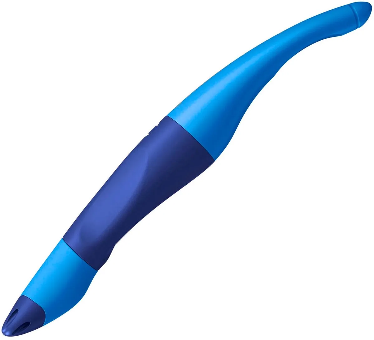 balpen voor kinderen ergonomisch donker blauw licht blauw leren schrijven. von Stabilo in Blau – Produktfoto