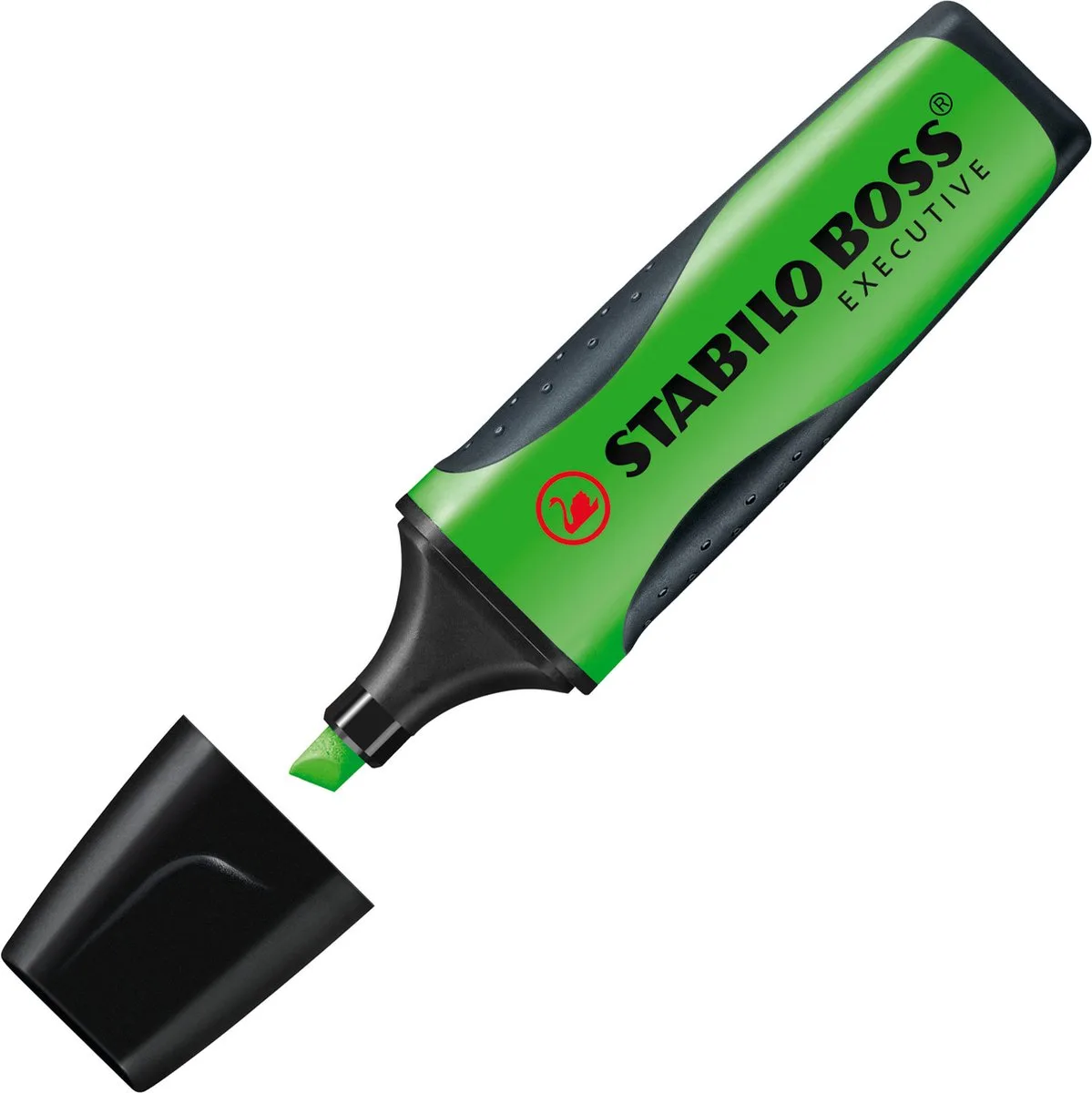 BOSS EXECUTIVE - Markeerstift - Met Ergonomische Gripzone - Per stuk van Stabilo in Groen – productfoto