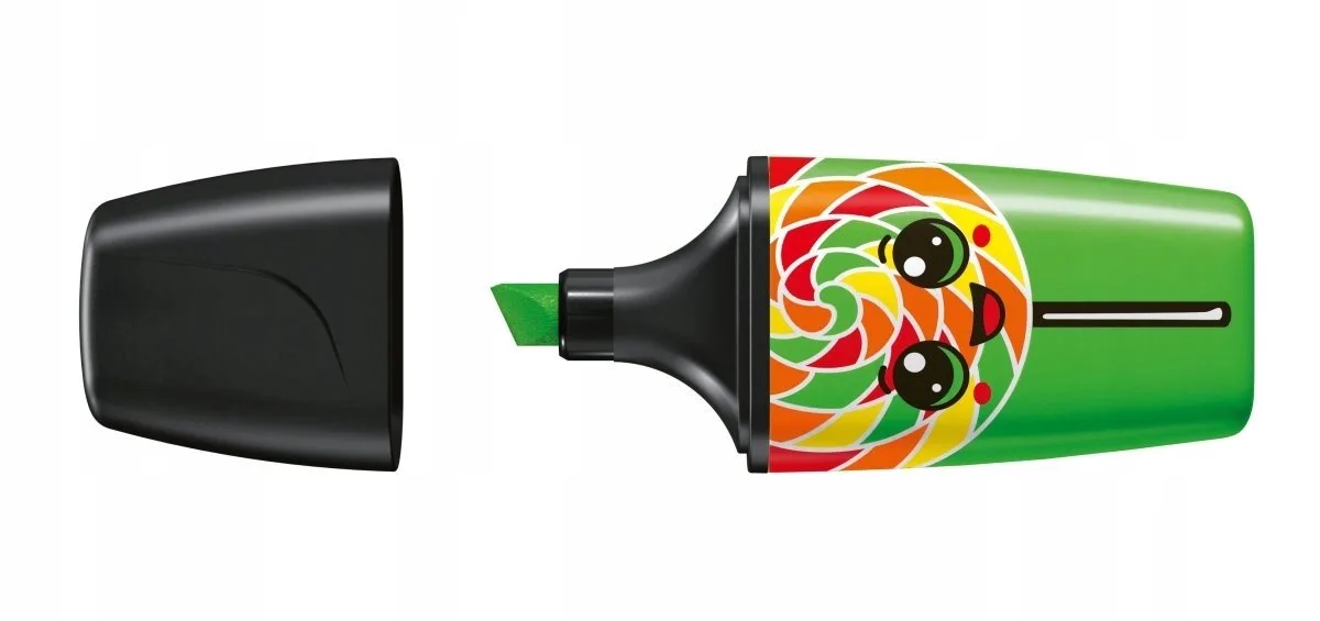 BOSS MINI - Markeerstift - Sweet Friends Edition - per stuk van Stabilo in Groen – productfoto