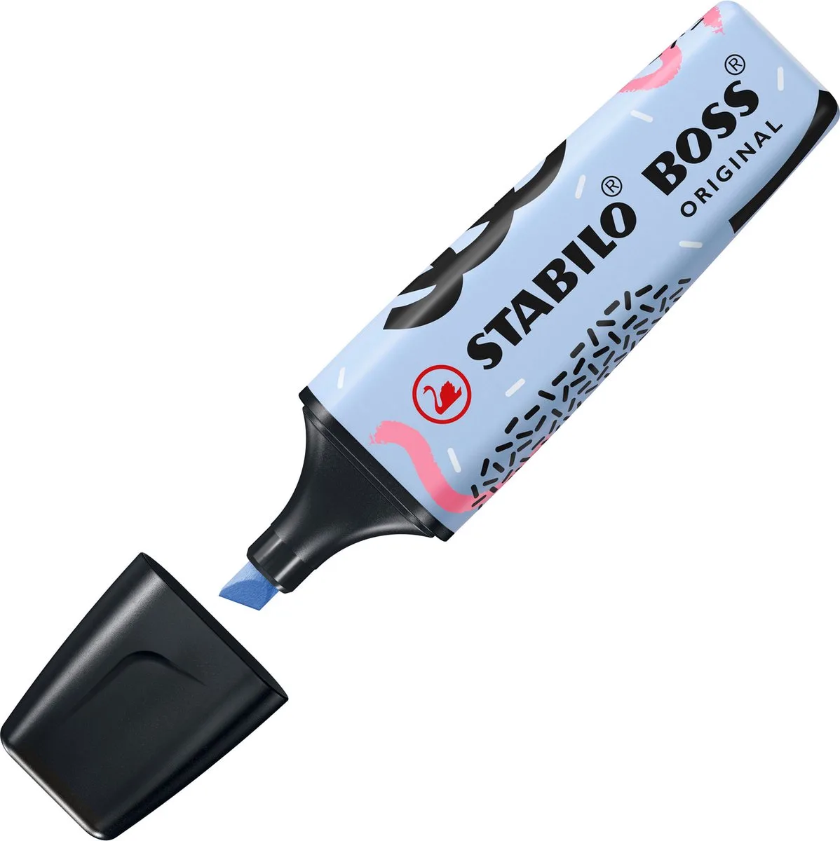 BOSS ORIGINAL by Ju Schnee - markeerstift - baby - per stuk van Stabilo in Blauw – productfoto