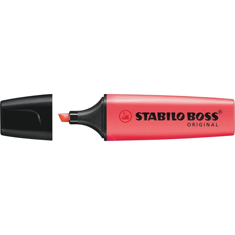BOSS ORIGINAL, markeerstift, rood, per stuk van Stabilo – productfoto