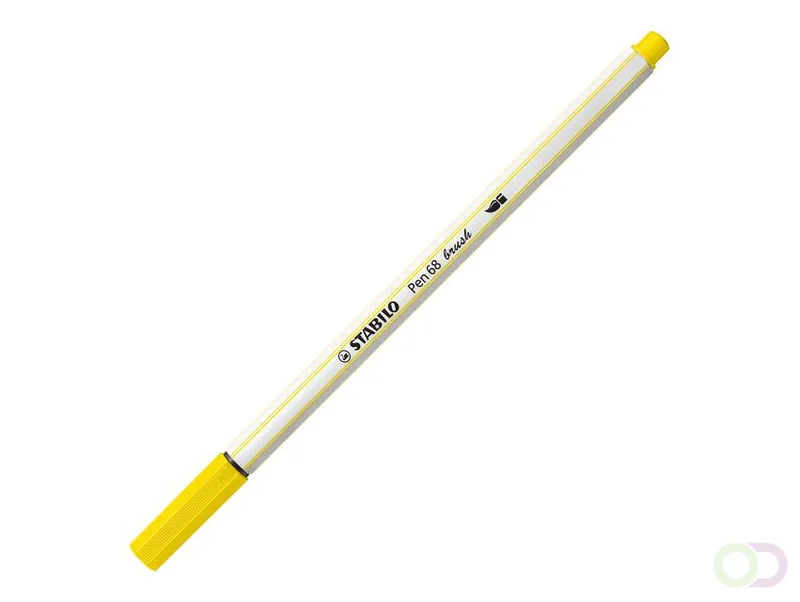 Brushstift STABILO Pen 568/24 citroengeel by Stabilo – product photo