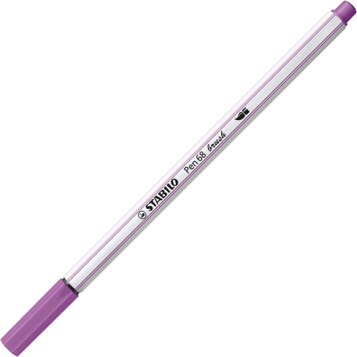 Brushstift STABILO Pen 568/60 - 10 stuks fra Stabilo i Pruimen paars – produktbillede