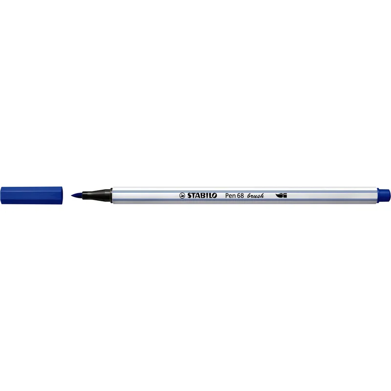 Brushstift stabilo pen 68/32 ultramarijnblauw | 10 stuks by Stabilo – product photo