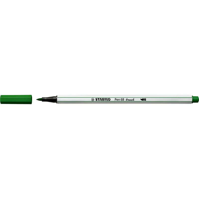 Brushstift stabilo pen 68/36 smaragdgroen | 10 stuks by Stabilo – product photo