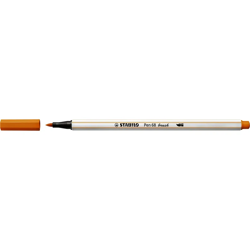 Brushstift stabilo pen 68/54 oranje | 10 stuks by Stabilo – product photo