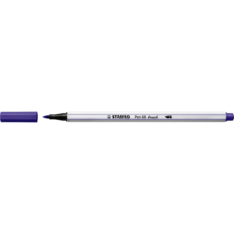 Brushstift stabilo pen 68/55 paars | 10 stuks van Stabilo – productfoto