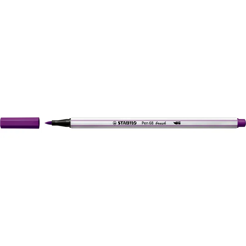Brushstift stabilo pen 68/58 lila | 10 stuks van Stabilo – productfoto