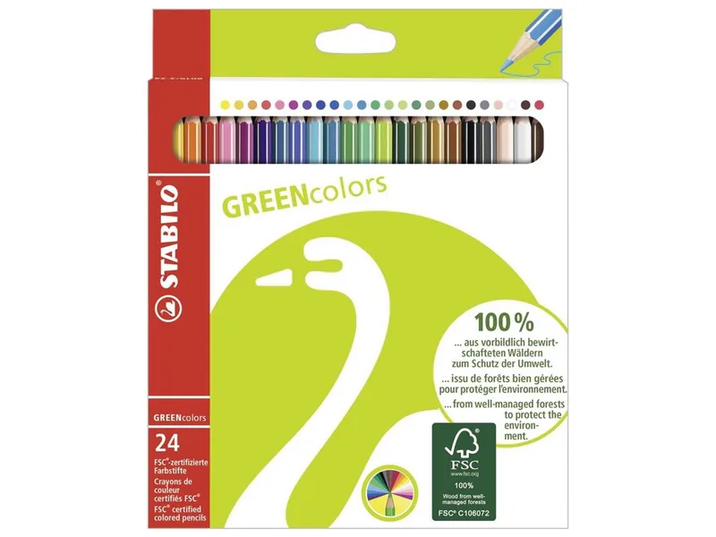 Buntstift STABILO GREENcolors Buntstift - 24er Set by Stabilo – product photo