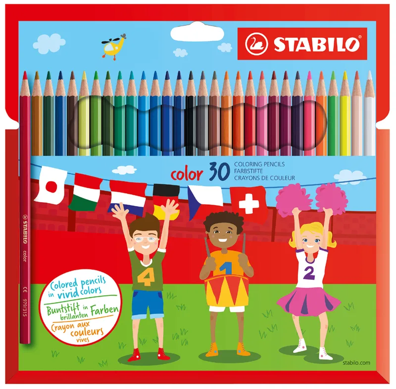 Buntstifte color, sechseckig, 30er Kartonetui by Stabilo – product photo